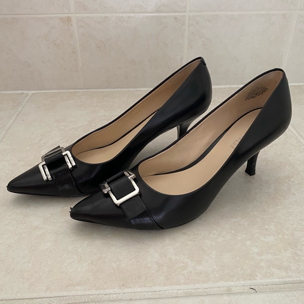 Nine West Shoes | Annabellao Heels | Color: Black | Size 7.5 M